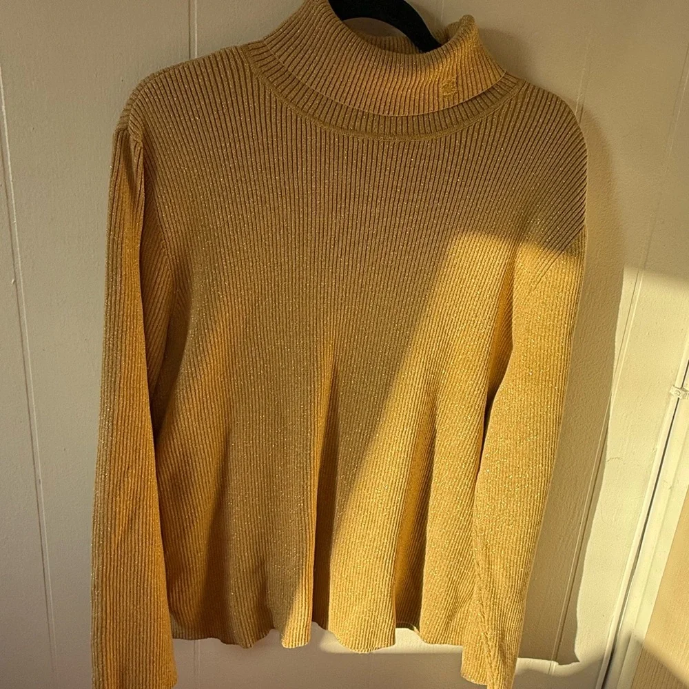Lauren Ralph Lauren Metallic Knit Sweater - Picture 1 of 4
